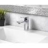Homewerks Chrome Motion Sensing Modern Single-Handle Bathroom Sink Faucet 2 in.