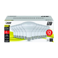 Feit BR30 E26 (Medium) LED Bulb Soft White 65 Watt Equivalence 12 pk