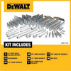 DeWalt 1/4 & 3/8 & 1/2 in. drive Metric/SAE Mechanic's Tool Set 192 pc