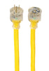 Cord Extn Ylwjkt10/3 100