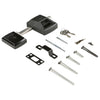National Hardware SmartKey 3.35 in. L Black Gate Lock
