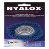 Dico Nyalox 2.5 in. D X 1/4 in. X 1/4 in. D Crimped Nylon Mandrel Mounted Cup Brush 4500 rpm 1 pc