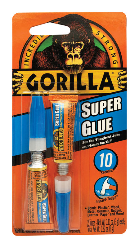 Gorilla High Strength Glue Super Glue 0.22 oz. (Pack of 10)