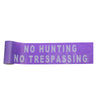 C.H. Hanson Purple Plastic No Hunting No Trespassing Text Barricade Safety Tape 100 L ft. x 6 W in.