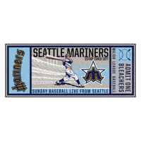 MLB - Seattle Mariners Retro Collection Ticket Runner Rug - 30in. x 72in. - (1981)
