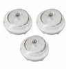 Rite Lite White Battery Powered LED Puck Light 3 pk