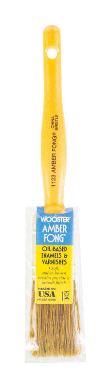 Wooster Amber Fong 1 in. Flat Paint Brush