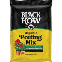 Black Kow Premium Organic Potting Mix with Plant Food 32 QT
