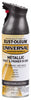 Rust-Oleum Universal Paint & Primer in One Black Stainless Steel Spray Paint 11 oz. (Pack of 6)