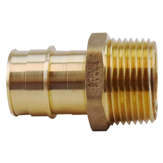 Apollo Expansion PEX / Pex A 1 in. Expansion PEX in to X 1 in. D MPT Brass Male Adapter