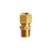 3/8 in. Compression X 1/4 in. D Male Brass Connector (Pack of 5)