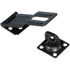 National Hardware Aluminum/Steel 4-1/2 in. L Swivel Staple Safety Hasp (Pack of 5)