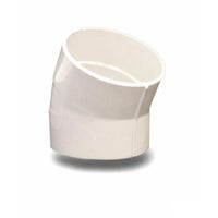 NDS Schedule 35 4 in. Hub each X 4 in. D Hub PVC Elbow 1 pk