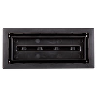 Fittes Aria Vent 1-7/8 in. H X 12-7/8 in. W Matte Black ABS Plastic Floor Register