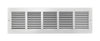 Tru Aire 6 in. H X 24 in. W 1-Way Powder Coat White Steel Return Air Grille
