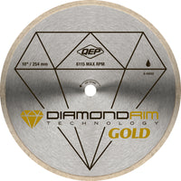 QEP 10 in. D X 5/8 in. Steel Diamond Saw Blade 1 pk