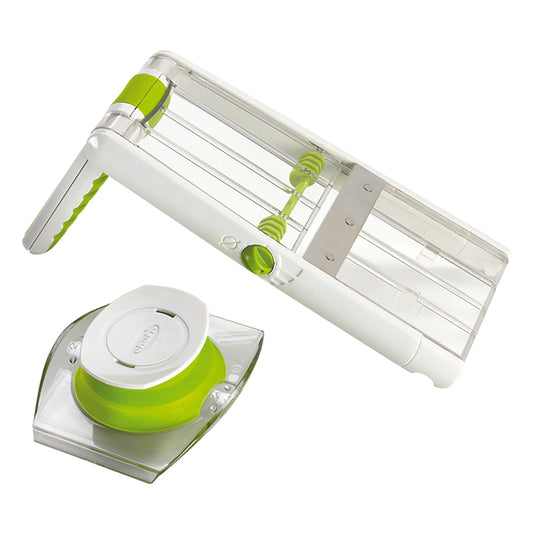 Chef'n SleekSlice Green/White Plastic/Stainless Steel Collapsible Mandoline