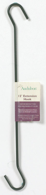Audubon Green Steel 12 in. H S Extender Hook 1 pk