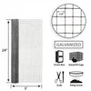 Garden Craft 24 in. H X 5 ft. L Galvanized Steel Hardware Cloth 1/2 in. - Deal of The Week