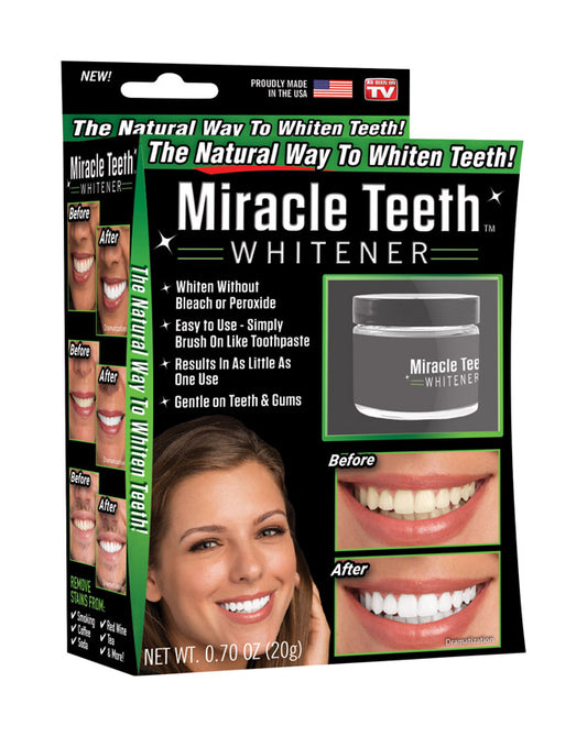 Miracle Teeth Charcoal Whitener 0.7 oz 1 pk