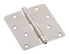National Hardware 4 in. L Satin Nickel Door Hinge 1 pk - Deal of The Week