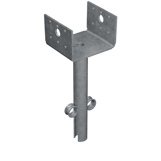 Simpson Strong-Tie 3.56 in. H X 10.31 in. W Galvanized Steel Adjustable Post Base