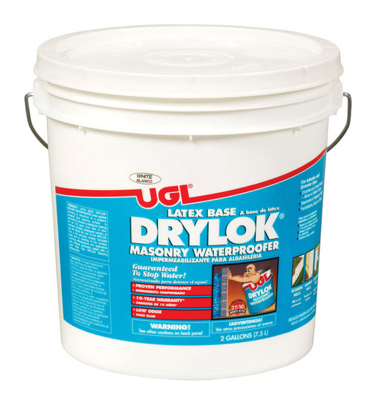 Drylok Flat White Latex Masonry Waterproof Sealer 2 gal