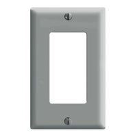 Leviton Decora Gray 1 gang Thermoset Plastic Decorator Wall Plate 1 pk - Deal of The Week