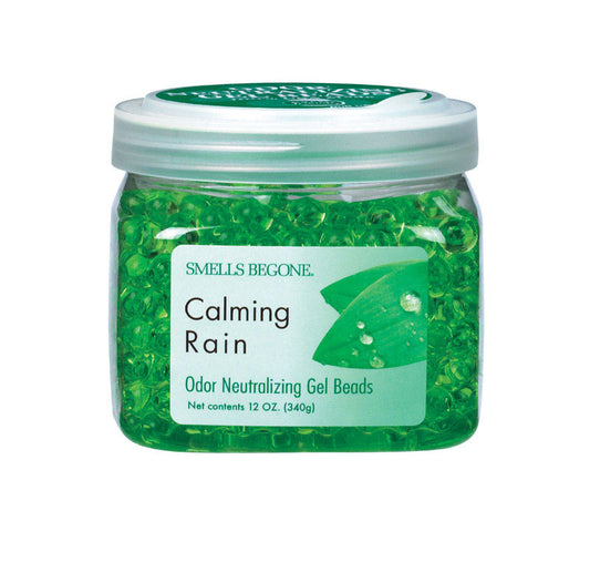 Smells Begone Calming Rain Scent Odor Absorber 12 oz. Gel (Pack of 6)