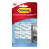 3M Command Small Plastic Clip 1-1/4 in. L 6 pk (Pack of 4)