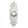 Heath Zenith Satin Black Metal Wired Pushbutton Doorbell