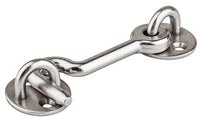 National Hardware Satin Nickel Silver Steel Door Latch 1 pk