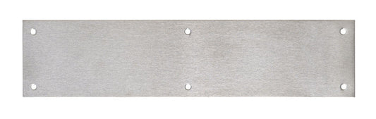 Tell 3-1/2 in. H X 15 in. L Brushed Stainless Steel Stainless Steel Push Plate