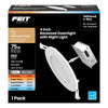 Feit LED Retrofits White 5 in. W Aluminum LED Canless Recessed Downlight 10.3 W