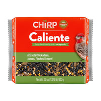 Chirp Caliente Wild Bird Seed Cake 22 oz (Pack of 6)