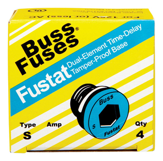 Bussmann 6-1/4 amps Plug Fuse 4 pk