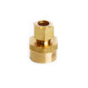 3/8 in. Compression X 1/2 in. D Female Brass Coupling (Pack of 5)