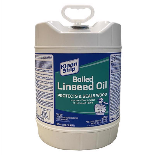 Klean Strip Transparent Clear Oil-Based Linseed Oil Modified Alkyd Boiled Linseed Oil 5 gal