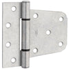 National Hardware 3.5 in. L Galvanized Silver Steel Extra Heavy Gate Hinge 2 pk