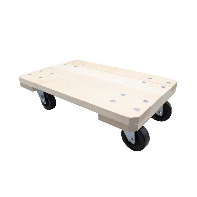 Projex 12 in. x 18 in. Wood Plant Dolly with 360 lb Load Capacity, Non ...