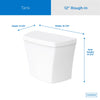 Gerber Avalanche 1.28 gal White Toilet Tank