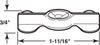 Prime-Line Steel Double Wing Clip For 1-2/3 inch 6 pk