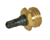 Camco Brass RV Blow Out Plug 5.5 L x 1.24 H x 3.63 W in.