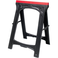Performance Tool 30 in. H X 22-3/8 in. W X 16-1/2 in. D Adjustable Sawhorse Set 300 lb. cap. 2 pc