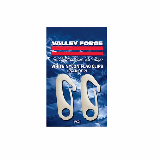 Valley Forge 0.5 in. L Nylon Flag Pole Snap Clips (Pack of 12)