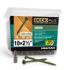 Deck Plus No. 10  x 2-1/2 in. L Star Flat Head Exterior Deck Screws 5 lb.