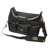 CLC Tech Gear 8.5 in. W X 11.5 in. H Polyester Lighted Tool Bag 22 pocket Black 1 pc