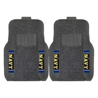 U.S. Naval Academy 2 Piece Deluxe Car Mat Set