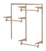 Knape & Vogt Brown Steel Closet Organizer 4 ft. L