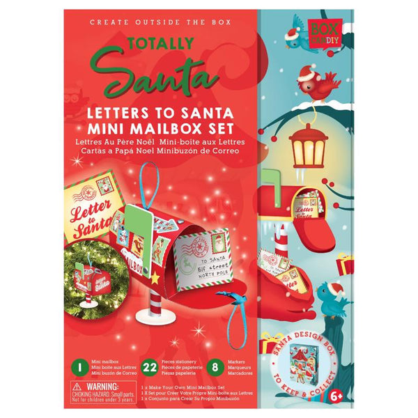 Set de minibuzones de cartas a Papá Noel (paquete de 6)